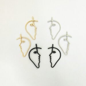 Stereo line earrings
