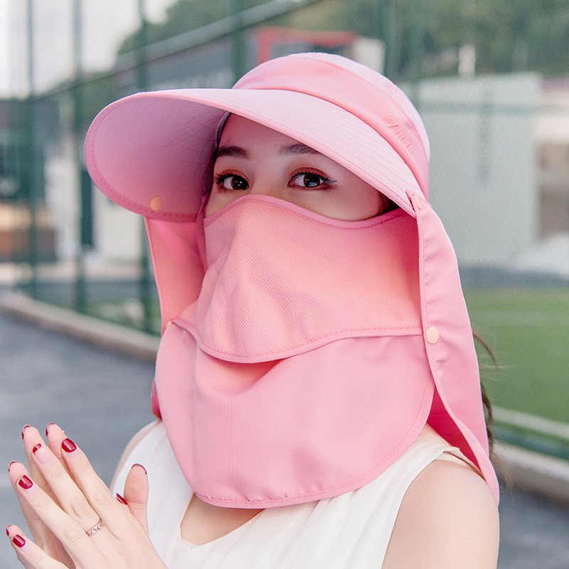 Full sunscreen folding sun hat - Image 5