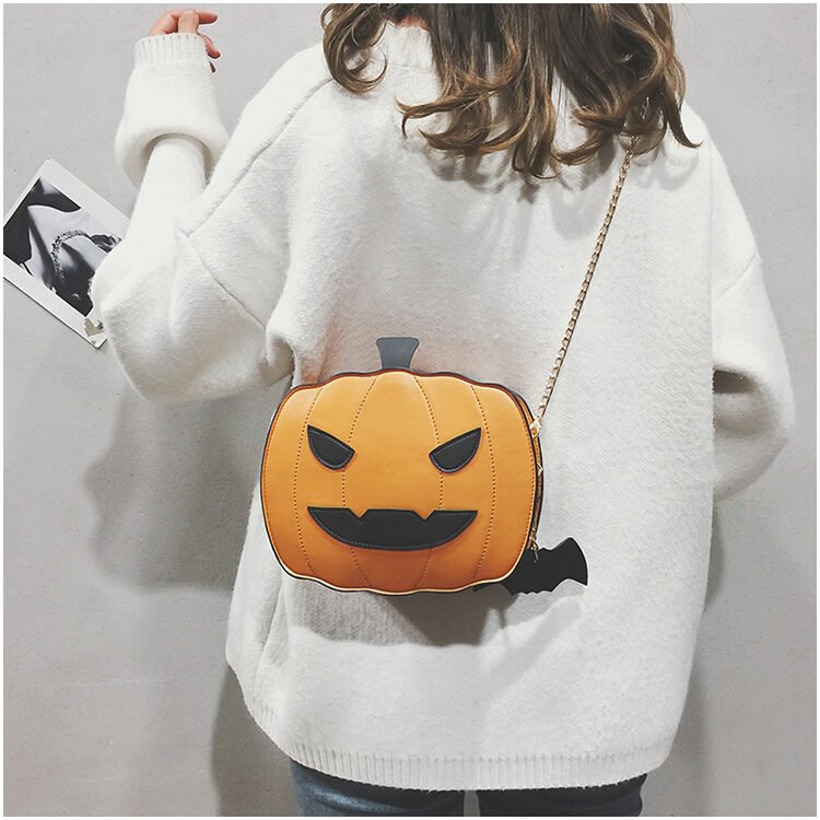 Pumpkin Light Shoulder Bag - Image 7