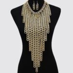 Atmospheric mixed color PUNK body chain