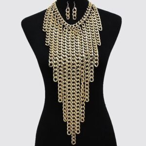 Atmospheric mixed color PUNK body chain