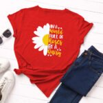 Women's Loose Round Neck Short Sleeve T-shirt Women Base