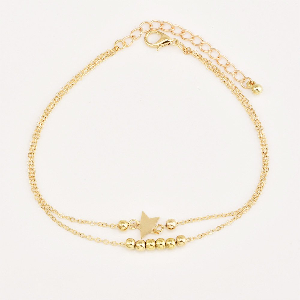 Pineapple Pendant Anklet Beads Summer Beach Foot Jewelry Fashion Style Anklet