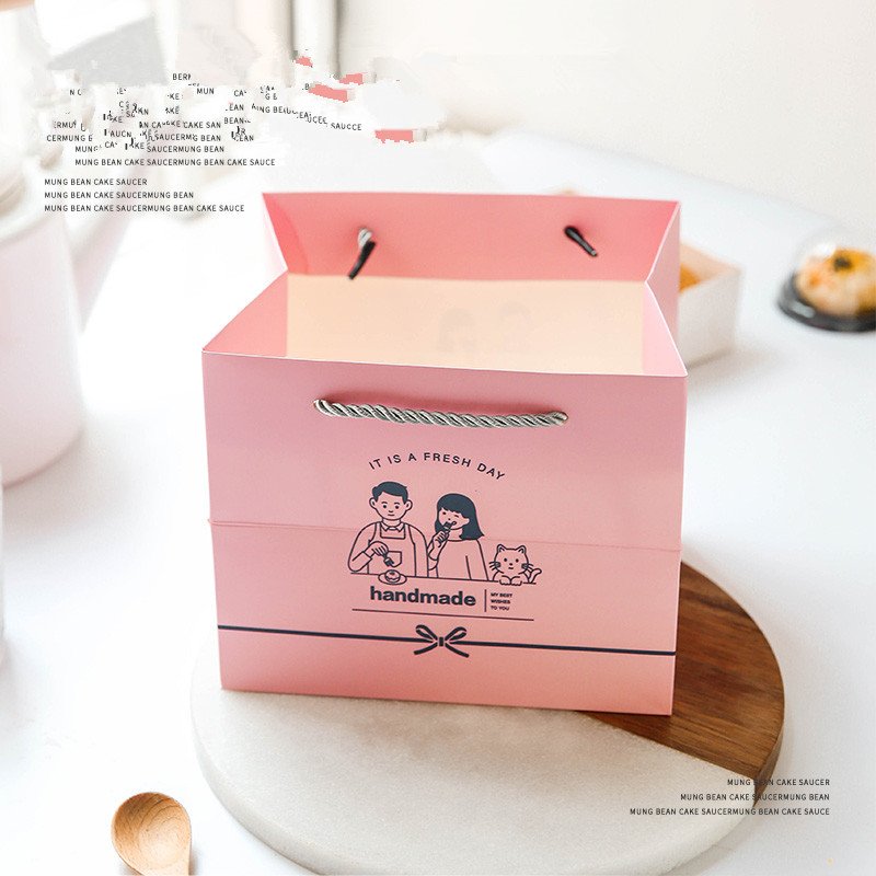 Hand painted egg yolk crisp food packaging box - Image 5