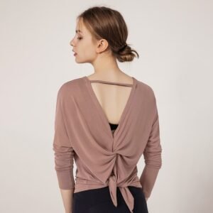 Loose top breathable yoga wear