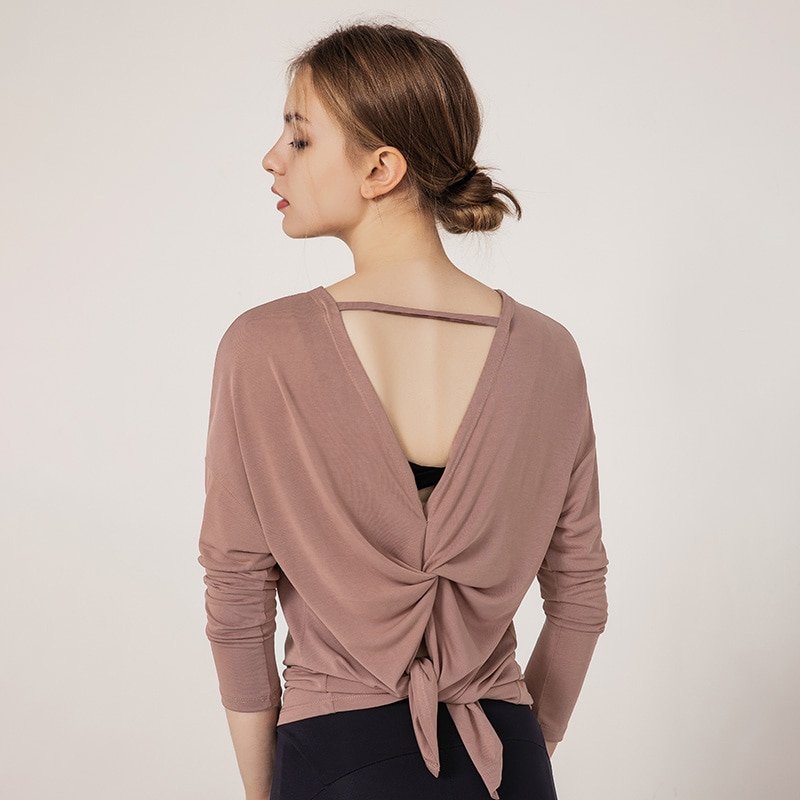 Loose top breathable yoga wear