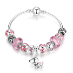 DIY Beaded Bracelet Zinc Alloy Zodiac Puppy Dog Elf Bracelet Bracelet