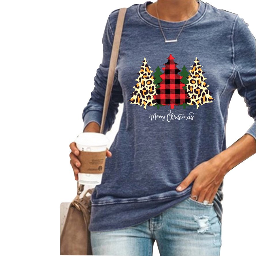 Christmas tree personalized print T-shirt - Image 3