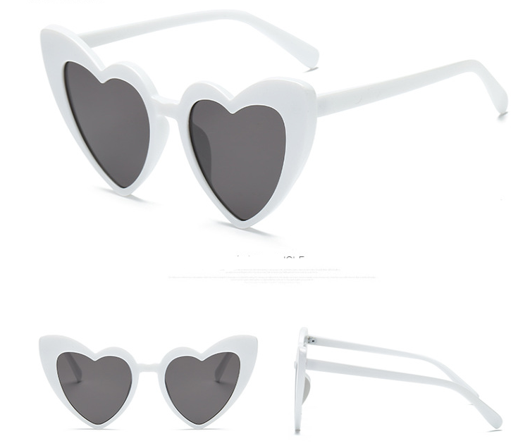 New love ladies heart-shaped sunglasses ins with the same heart heart sunglasses female soft sister Harajuku cute fashion glasses - Image 7