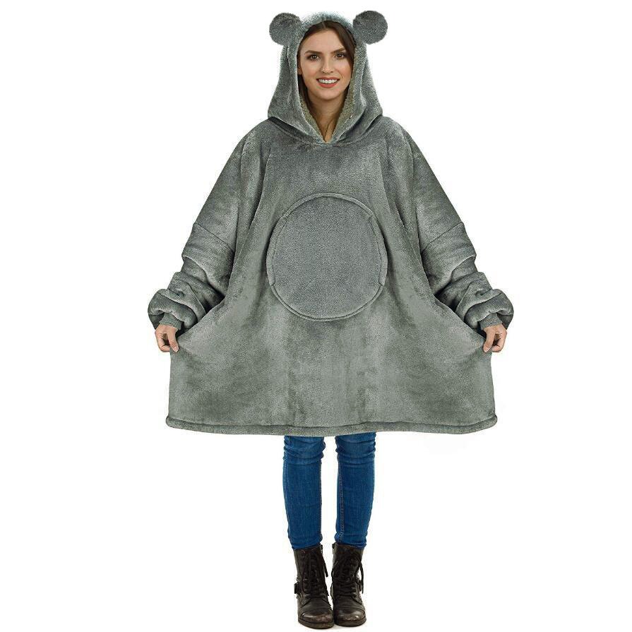 Animal cartoon home clothes hooded sweater - Image 11