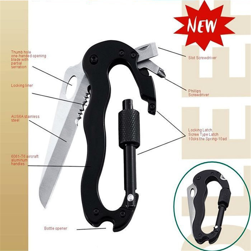 Multifunctional carabiner fast hanging buckle - Image 2
