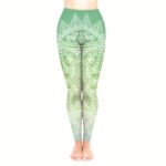 Totem print nine-minute pants