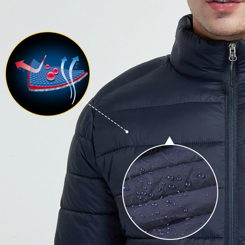 Men's Winter Light And Warm Quilted Jacket - Image 2