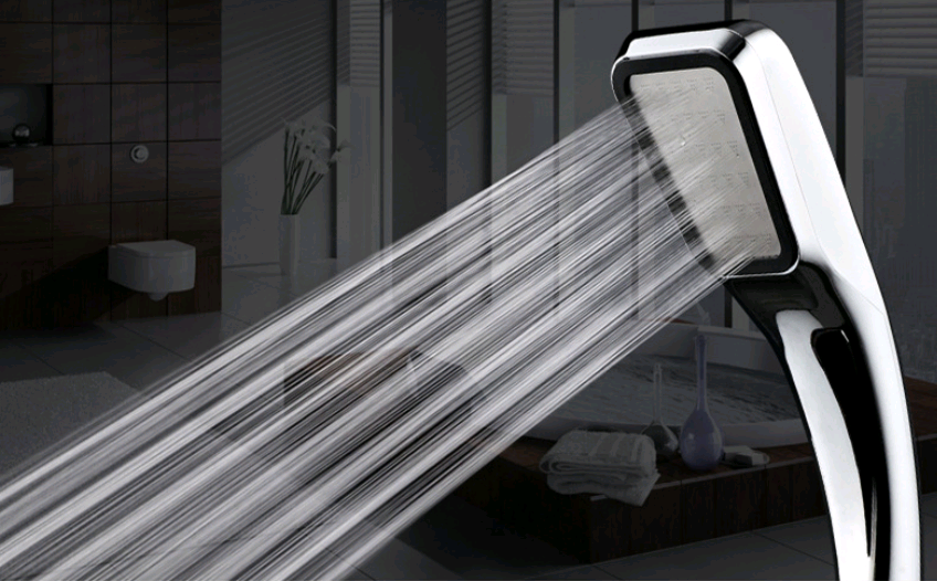 300 Hole Pressurized Shower Head Square Hand Shower - Image 2