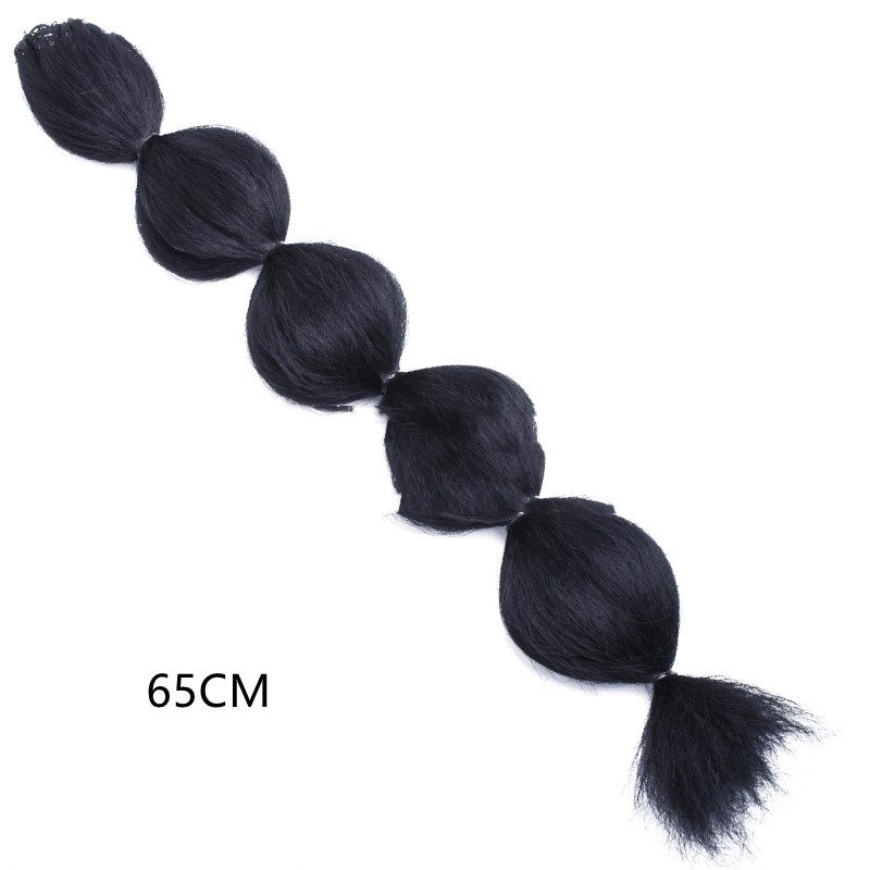 Lantern Bubble Wig Ponytail Female Long Ponytail - Image 2
