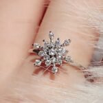 The Rotating Snowflakes Rotate The Ring With Fashion And Personality