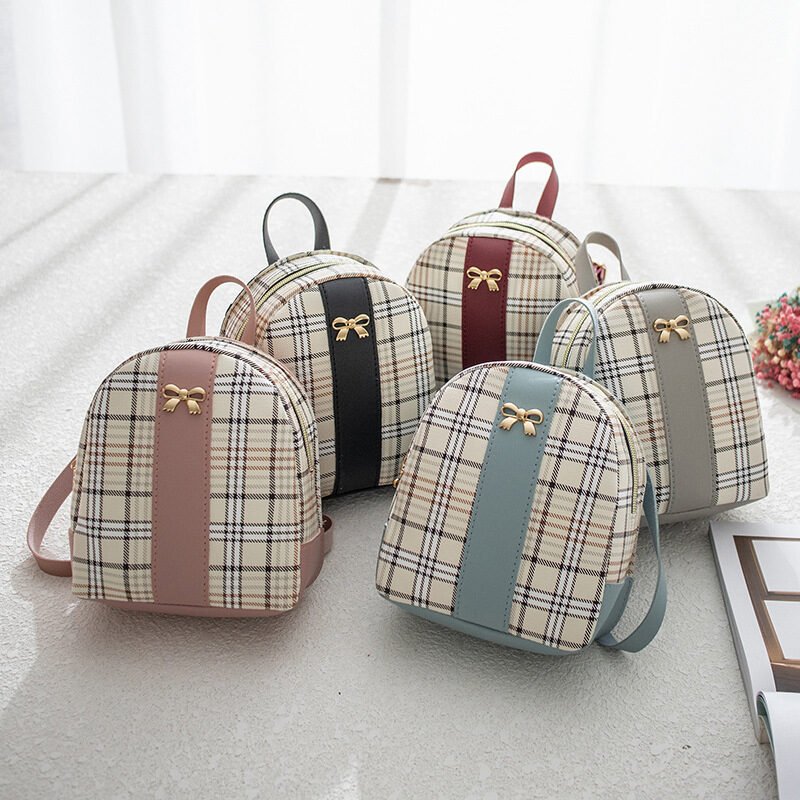 Printed checked bag