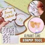 Food Grade Letter Biscuit Cake Biscuit Stamp Mold Set Letter Cake Stamp