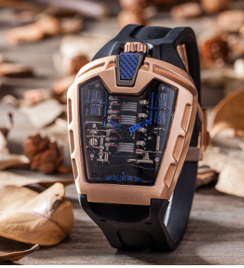 Fashion hollow ghost head silicone belt quartz men's watch imitation mechanical watch - Image 10