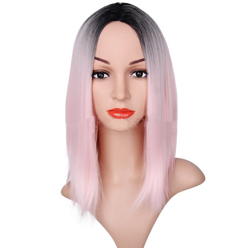 BOBO head gradient short straight hair hood - Image 3