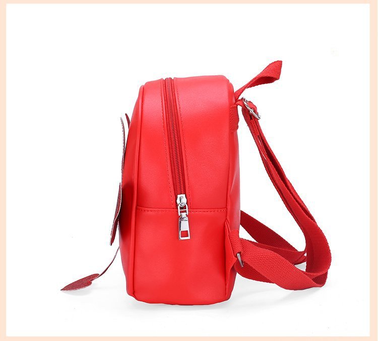 Girls PU Leather Backpack Snacks Decoration Bag - Image 2