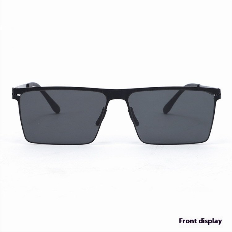 Square Sunglasses Korean Polarized Men's And Women's Sun-shade Glasses - Image 2