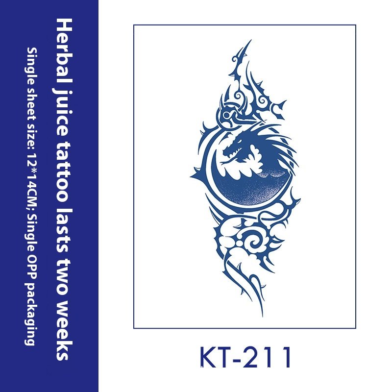 Tattoo Sticker English Letters Ins Style Men's Dark Women's Waterproof - Image 51