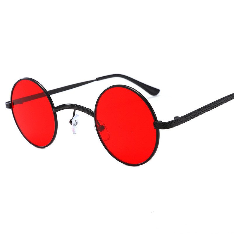 Round Senior Steampunk Fashion Eye Protection Sunglasses - Image 6