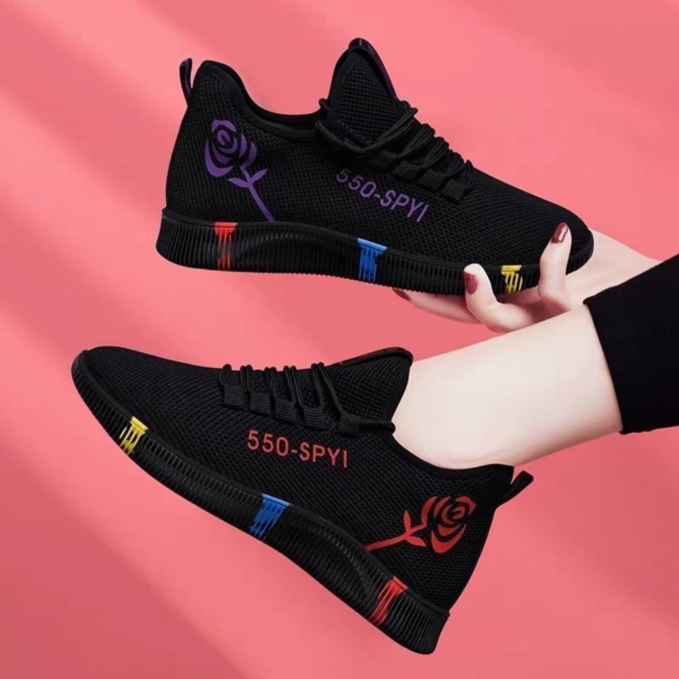 Breathable Mesh Cloth Wear-resistant Flat Shoes - Image 2