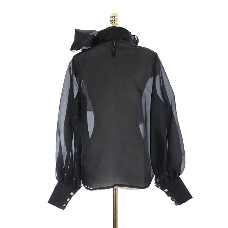 Lace Up Long Sleeve Shirt - Image 3