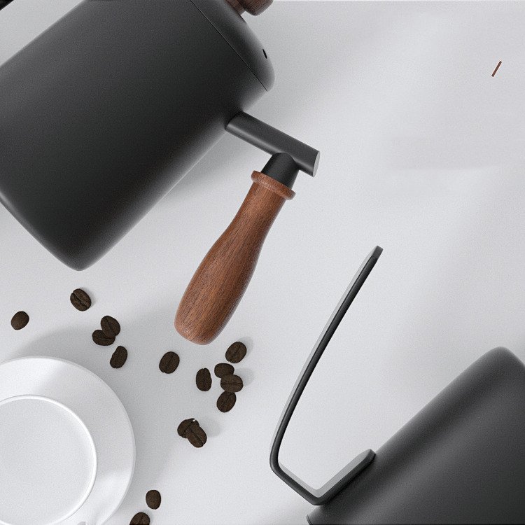 Stainless steel long-mouth slender pot - Image 4