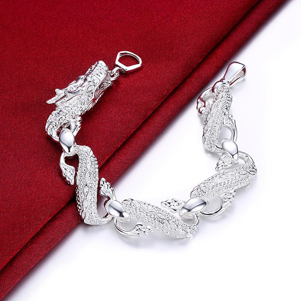 Unisex white dragon bracelet - Image 4