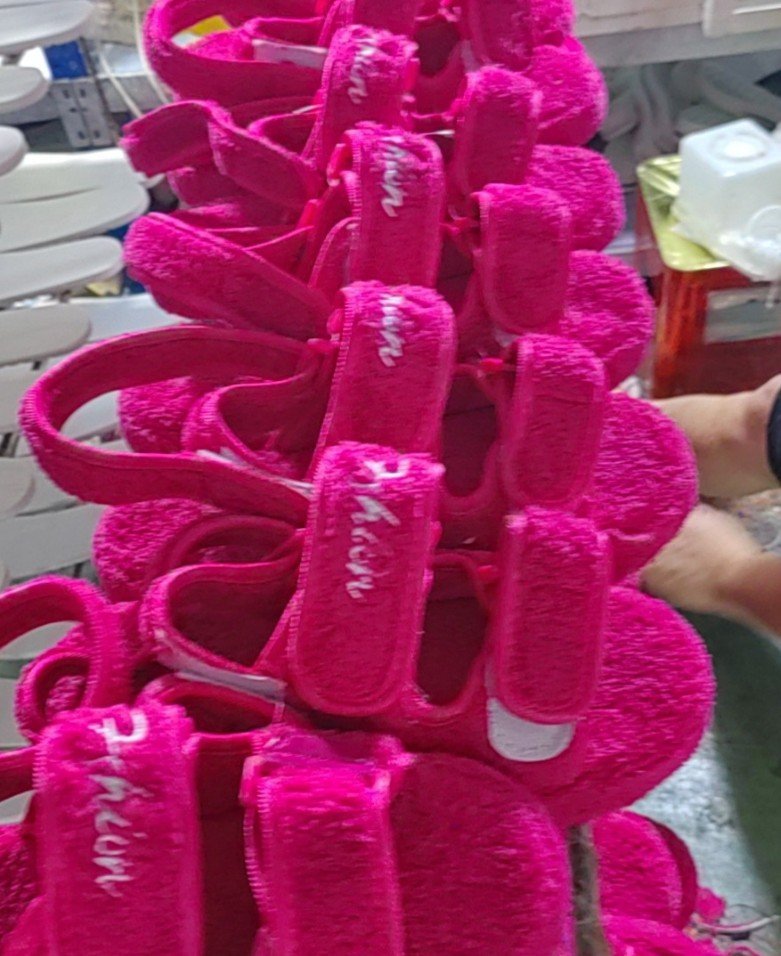 Velcro Fur Sandals Women's Plus Size Small Fragrance Warm Sandals - Image 4