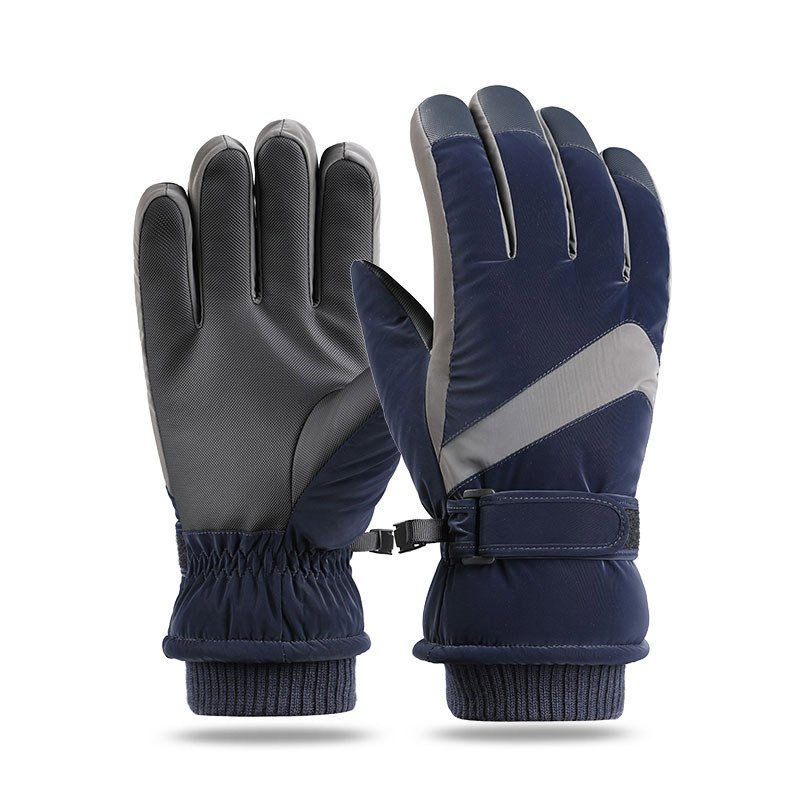 Couple Winter Fleece Thickened Warm And Windproof Gloves - Image 5