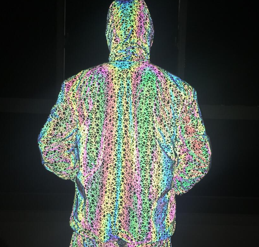 Super colorful chaotic reflective jacket - Image 4