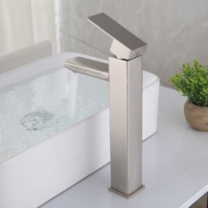 304 Stainless Steel Square Basin Faucet