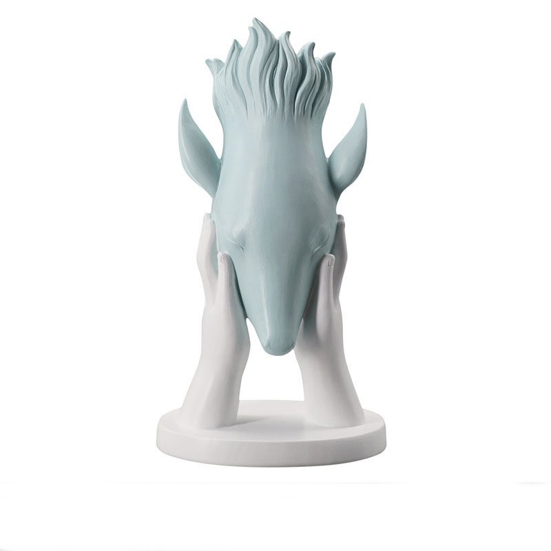 Household Creative Resin Flower Insert Deer Ornaments - Image 5