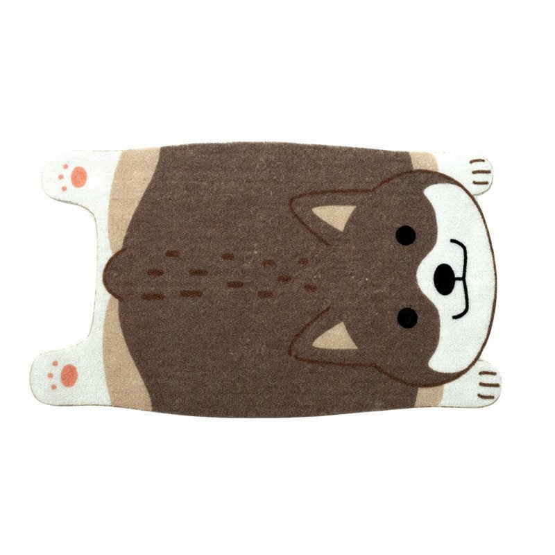 Cartoon Shiba Inu Corgi doormat - Image 3