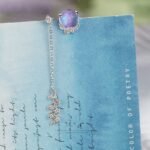 Ruxia flower earrings female sterling silver simple