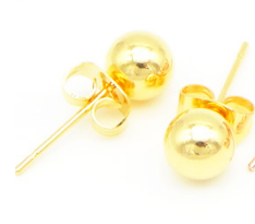 Classic Silver-shine Stud Earrings - Image 2