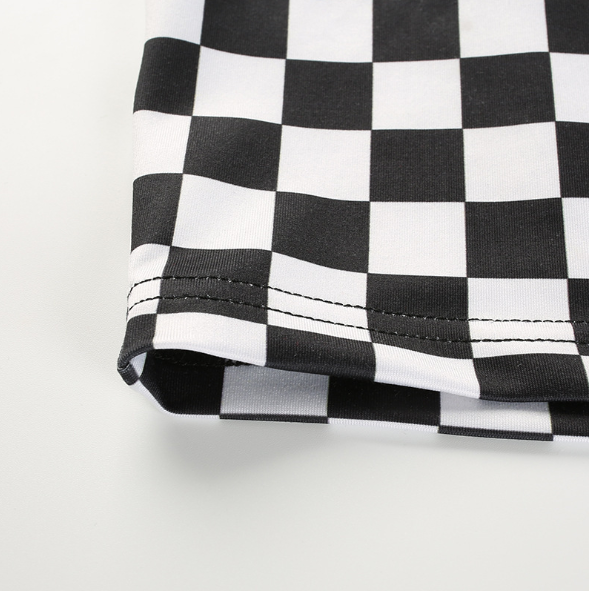 Black and white check camisole - Image 4