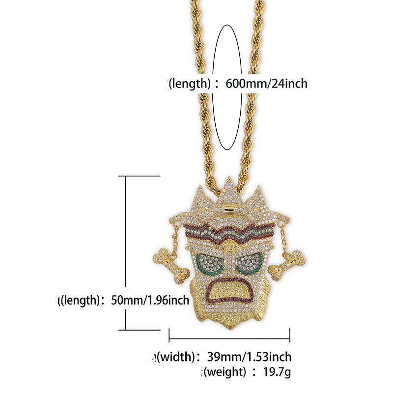 Indian Street Hip Hop Pendant - Image 2