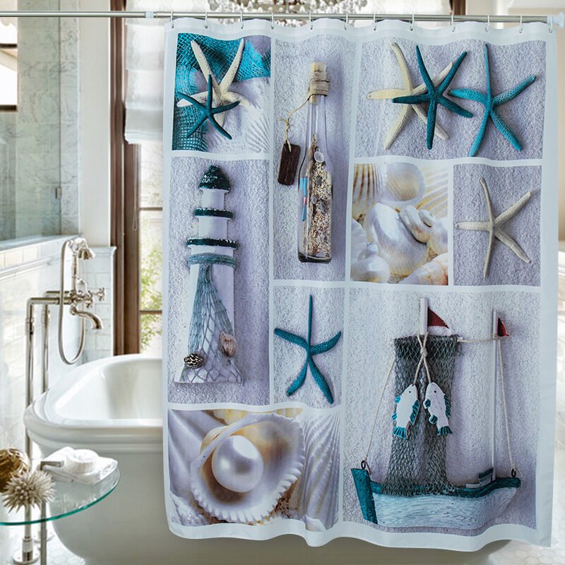 Pick up the memory polyester shower curtain - Image 2
