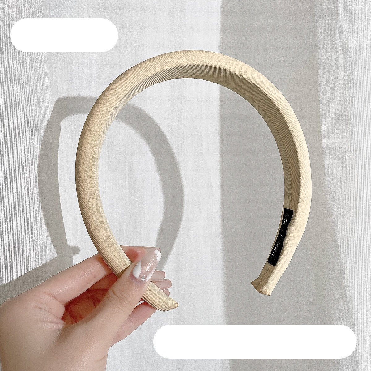 Sponge High Skull Wide Brim Press Hairband - Image 2
