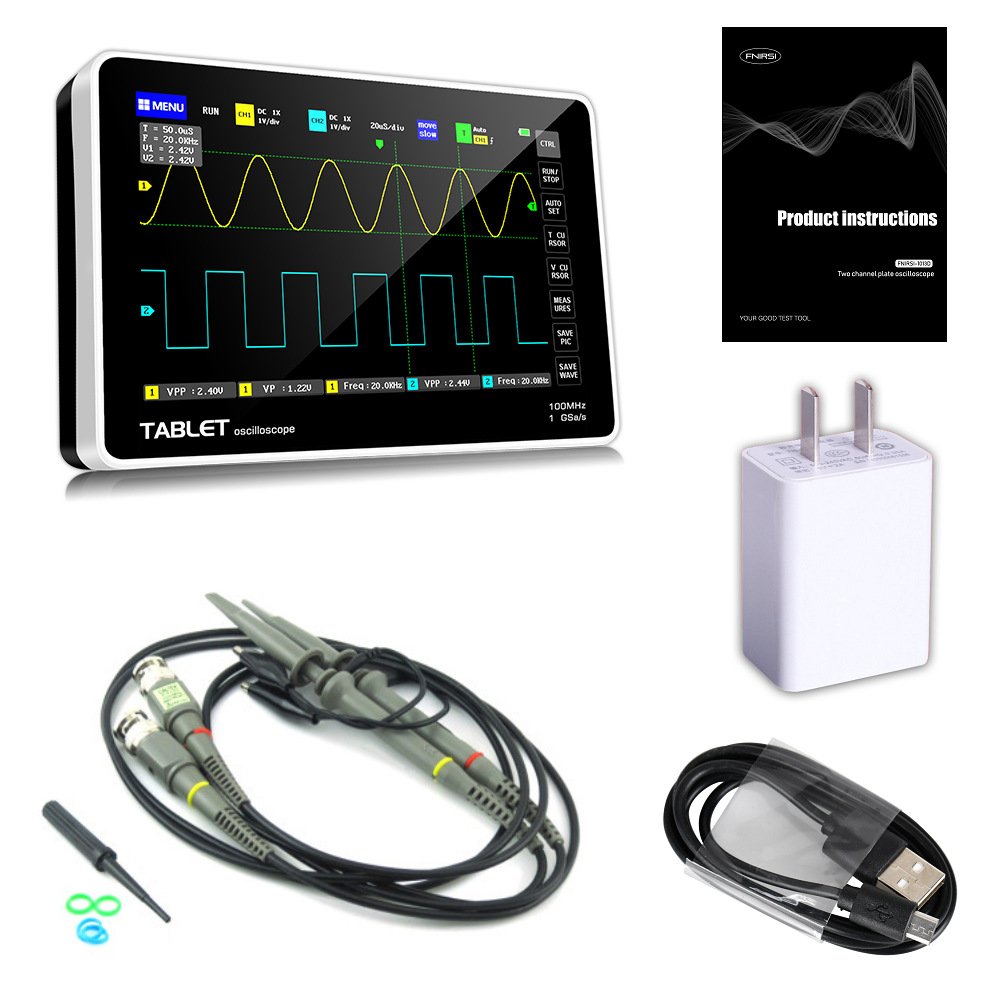 Fnirsi 1013d Dual Channel Digital Touch Panel Oscilloscope - Image 2