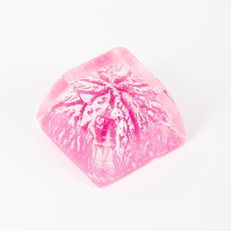 Mechanical Keyboard Snow Mountain Volcano Bird Home Epoxy Resin Keycap - Image 8