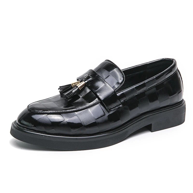 New Style One Foot Leather Shoes For Men - Image 5