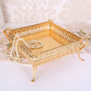 Living Room Household Fruit Plate Metal Fruit Plate Storage Box