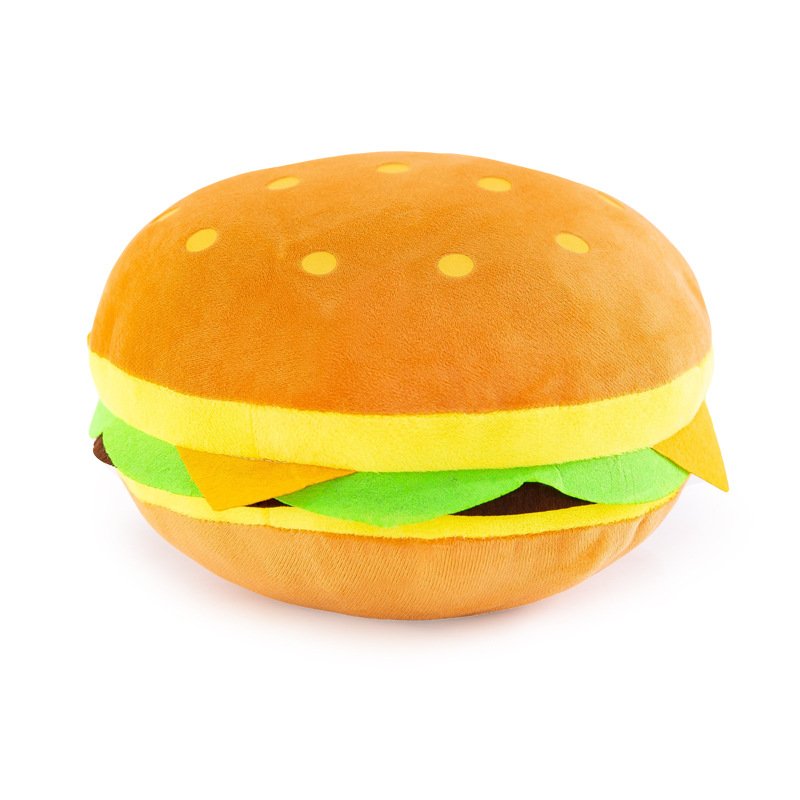 Hamburger pillow plush toy