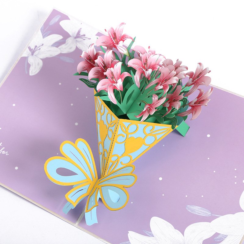 Mother's Day Pop-up Card With Colorful Butterflies - Image 41